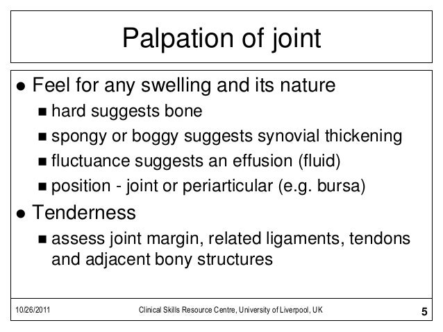 Musculoskeletal Examination